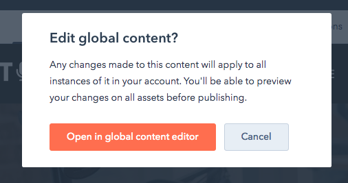 Screenshot: Trainer theme, 5. Global header & footer